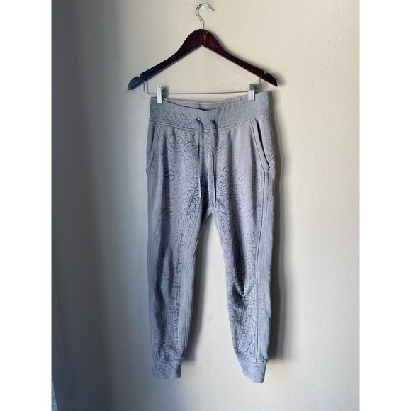 Lululemon Warm Down 7/8 Length Dye Rover Sand Black Joggers - Picture 2 of 9